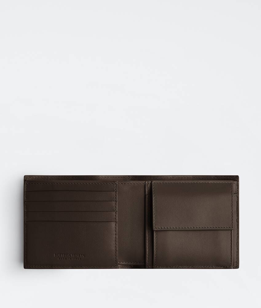 Bottega Veneta Cartera De Doble Hoja Con Monedero Intrecciato Tienda