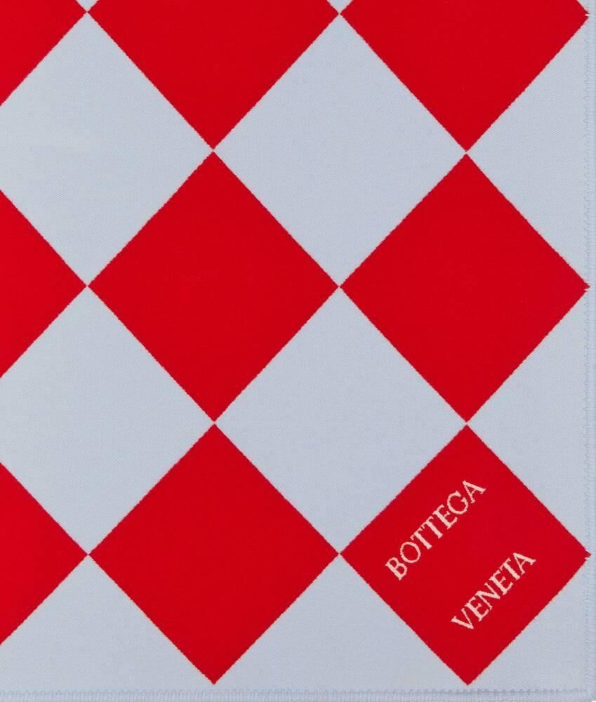 Bottega Veneta Manta de jacquard a cuadros Últimos 3 días