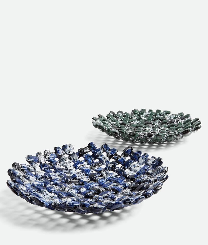 Bottega Veneta Bandeja esmaltada Volcanic Intrecciato Últimos 2 días