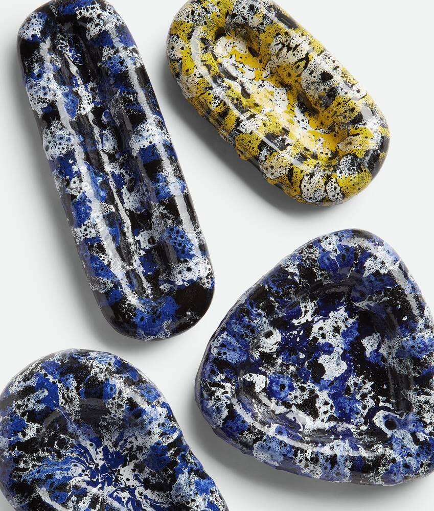 Bottega Veneta Óvalo esmaltado Volcanic Superdescuento