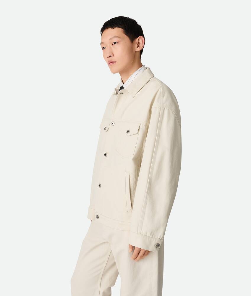 Bottega Veneta Chaqueta de denim teñido Oferta exclusiva