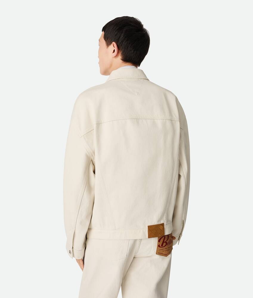 Bottega Veneta Chaqueta de denim teñido Oferta exclusiva