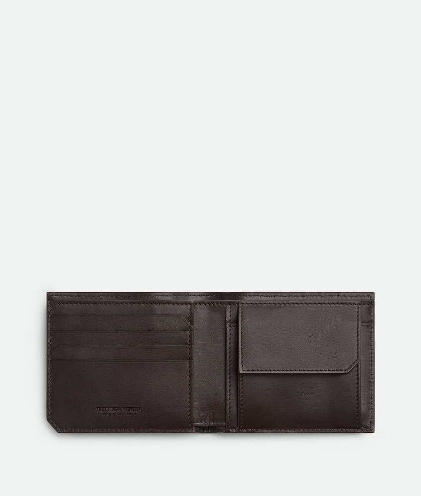 Bottega Veneta Cartera Intrecciato Piccolo Bi-Fold con monedero Rebajas de fábrica