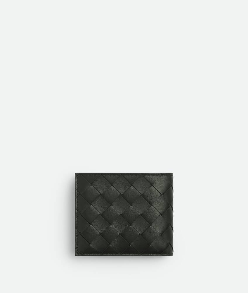 Bottega Veneta Cartera Intrecciato Diagonal Bi-Fold con monedero Ventas relámpago