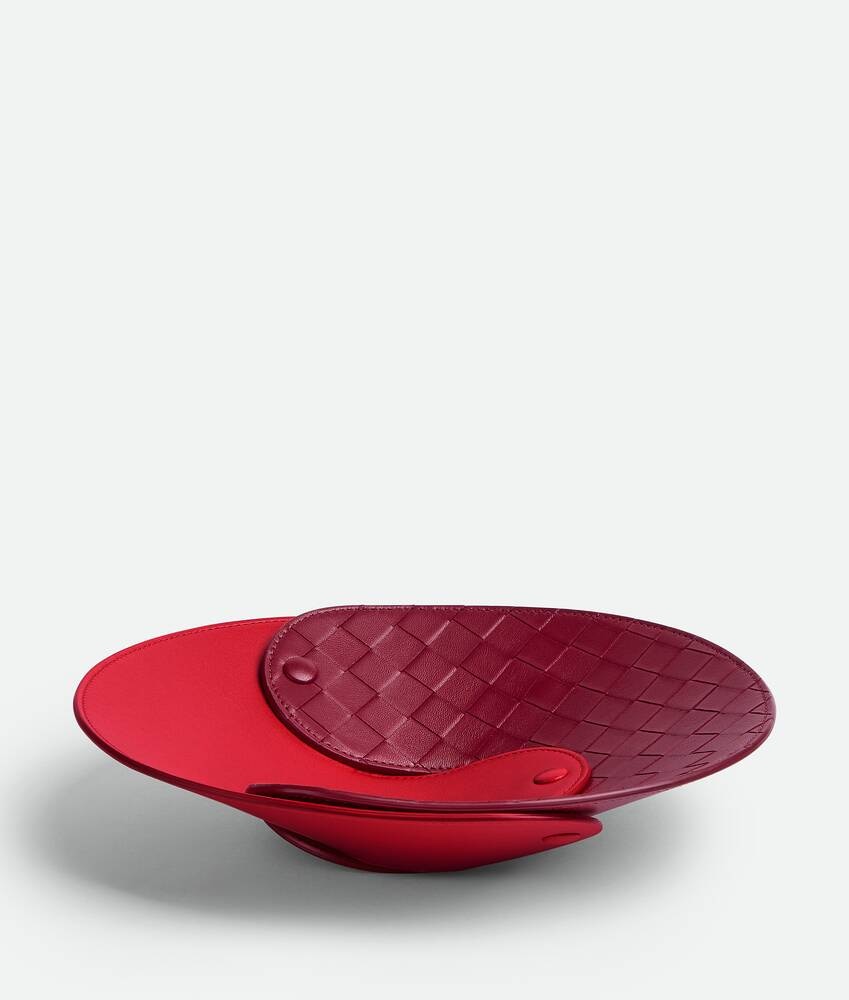 Bottega Veneta Bandeja de piel entrelazada - M Solo hoy