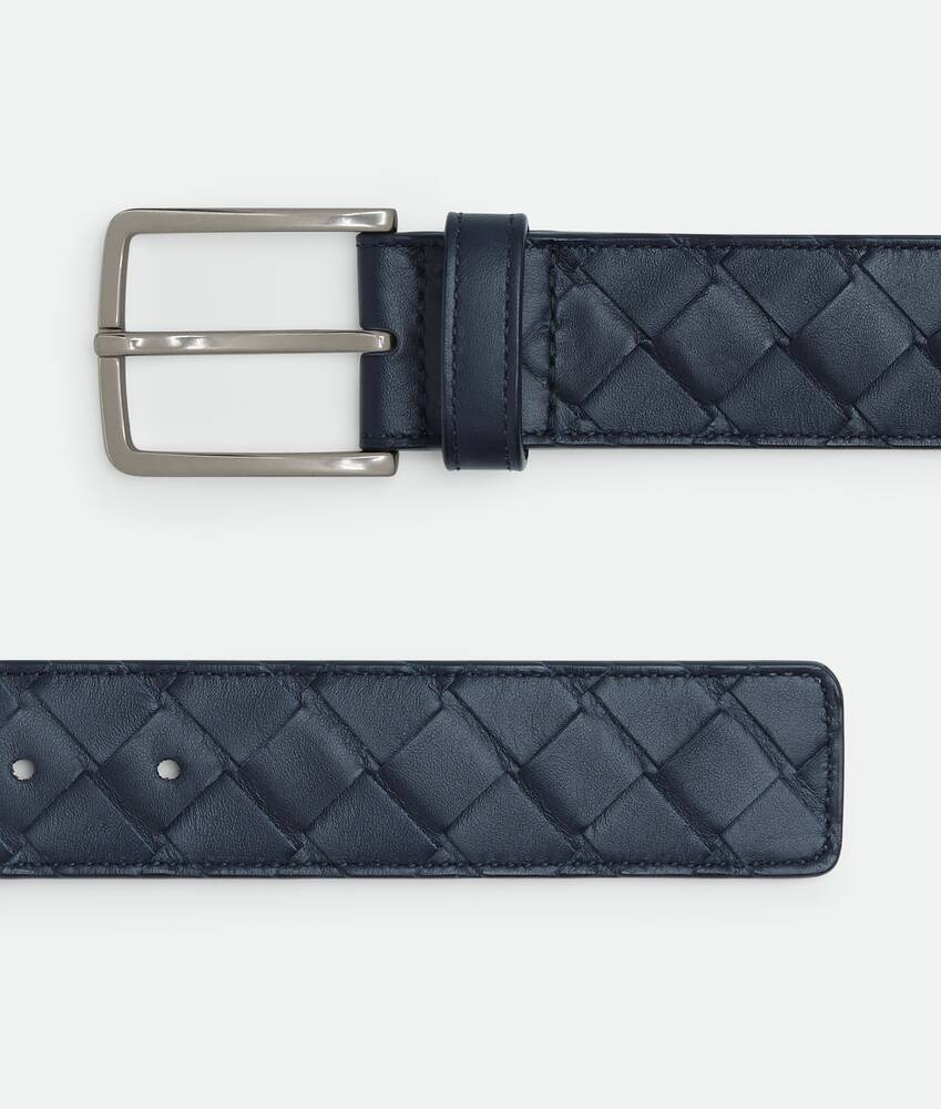 Bottega Veneta Cinturón Intrecciato Venta caliente