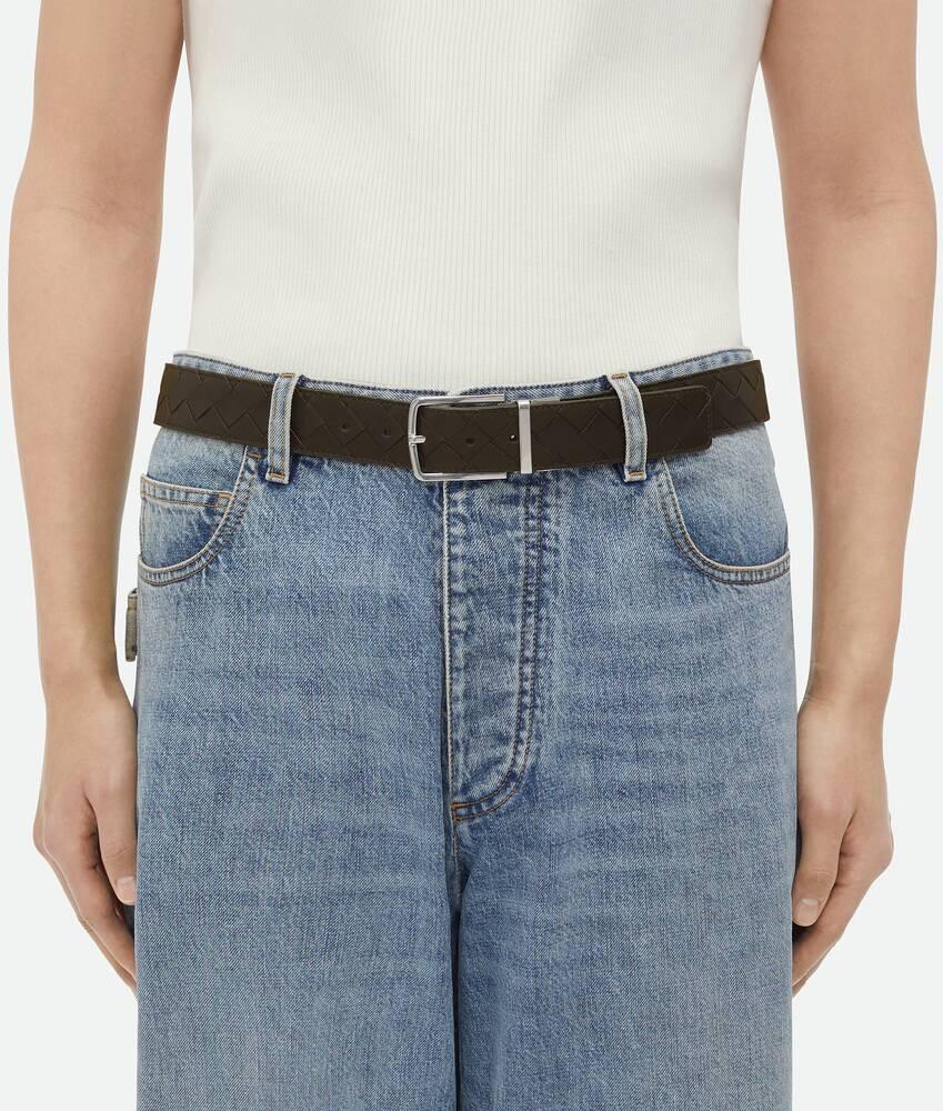 Bottega Veneta Cinturón Reversible Intrecciato Rebajas de fábrica