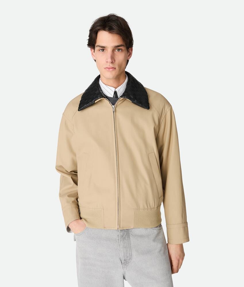 Bottega Veneta Cazadora de sarga de algodón