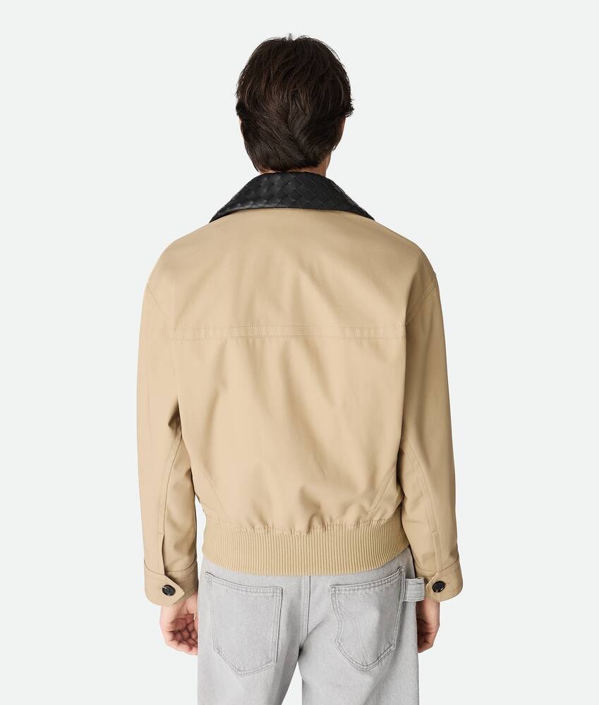 Bottega Veneta Cazadora de sarga de algodón Promoción por tiempo limitado