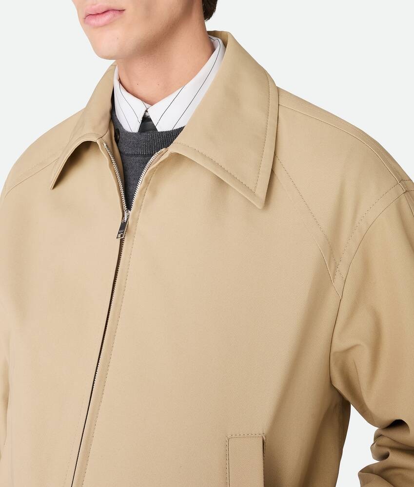 Bottega Veneta Cazadora de sarga de algodón Promoción por tiempo limitado