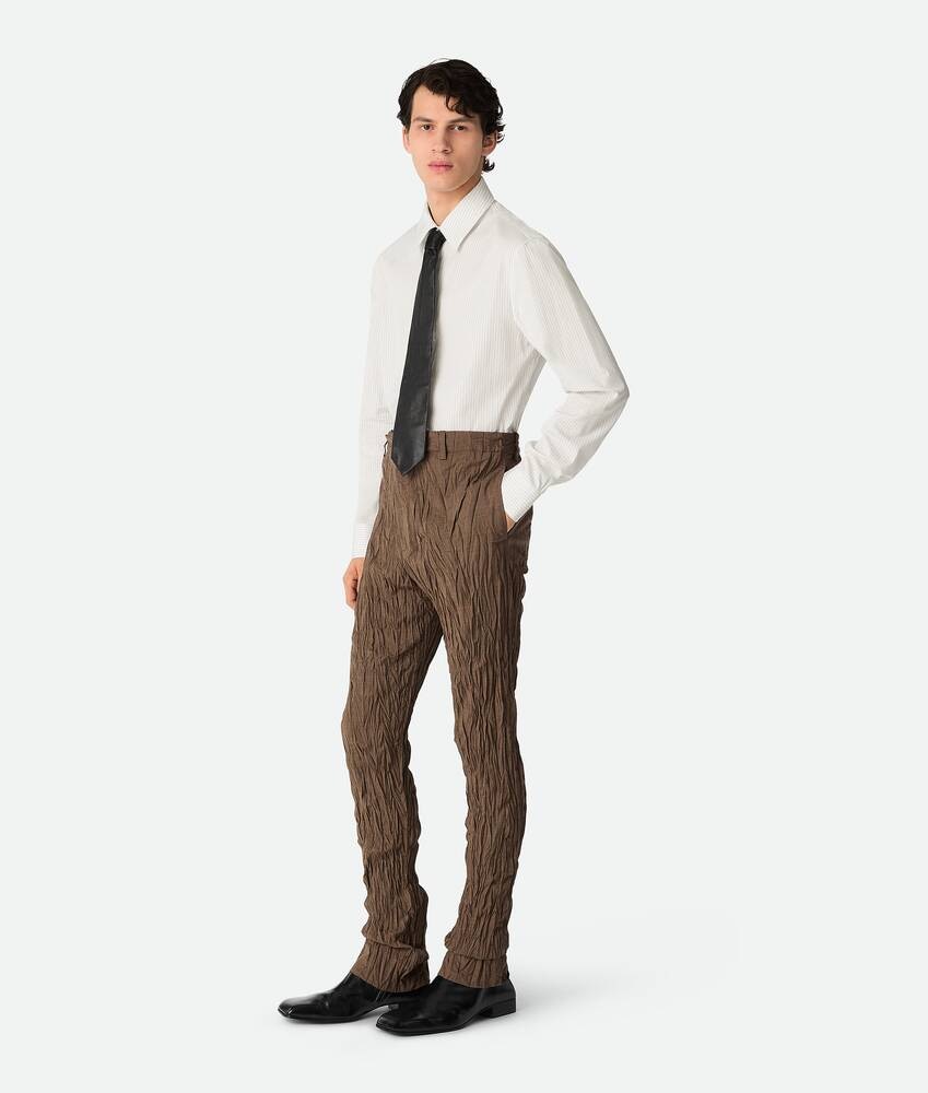 Bottega Veneta Pantalones slim de lana con efecto arrugado Solo hoy