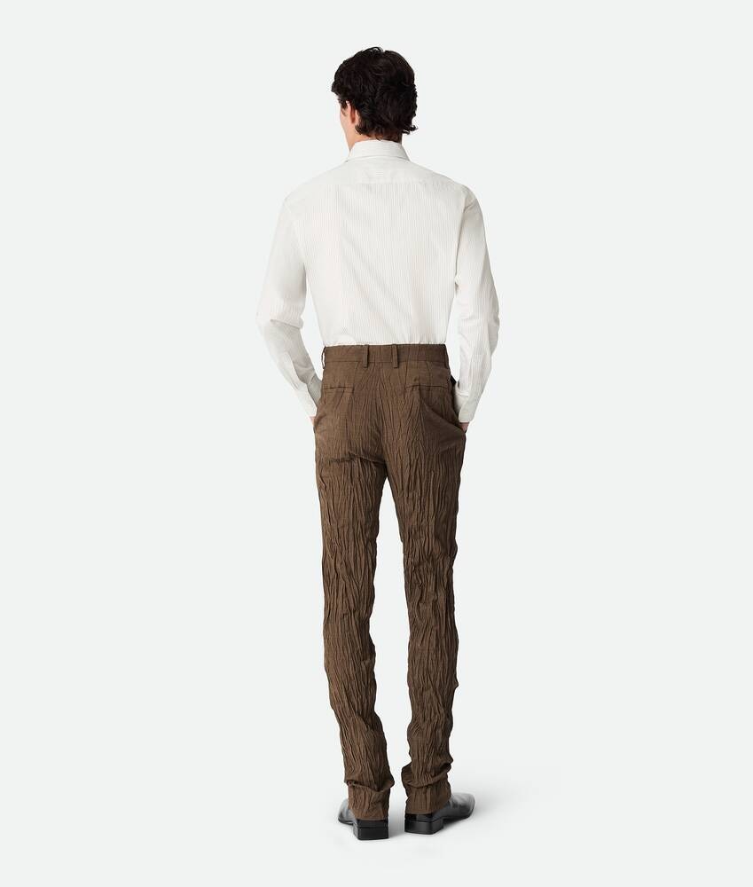 Bottega Veneta Pantalones slim de lana con efecto arrugado Solo hoy