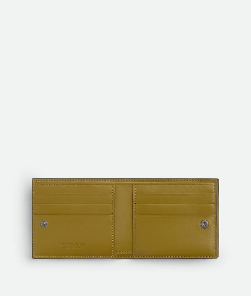 Bottega Veneta Cartera Cassette Bi-Fold pequeña con cremallera Liquidación