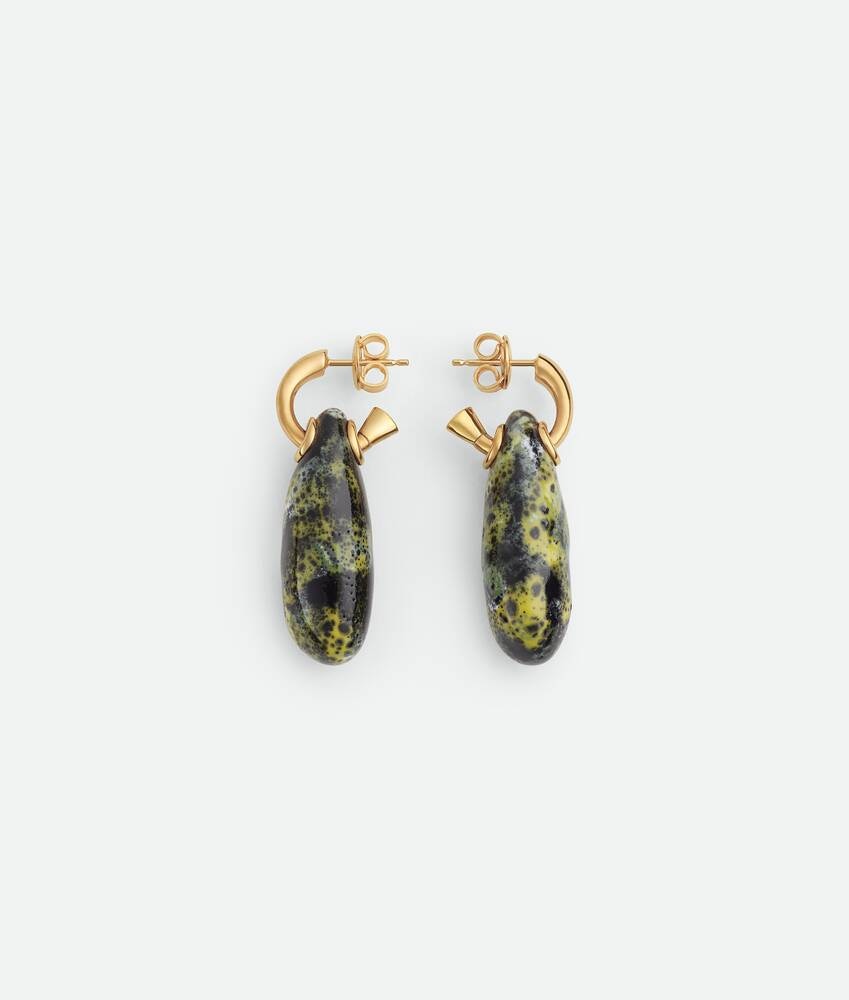 Bottega Veneta Pendientes Ellipse pequeños de cerámica