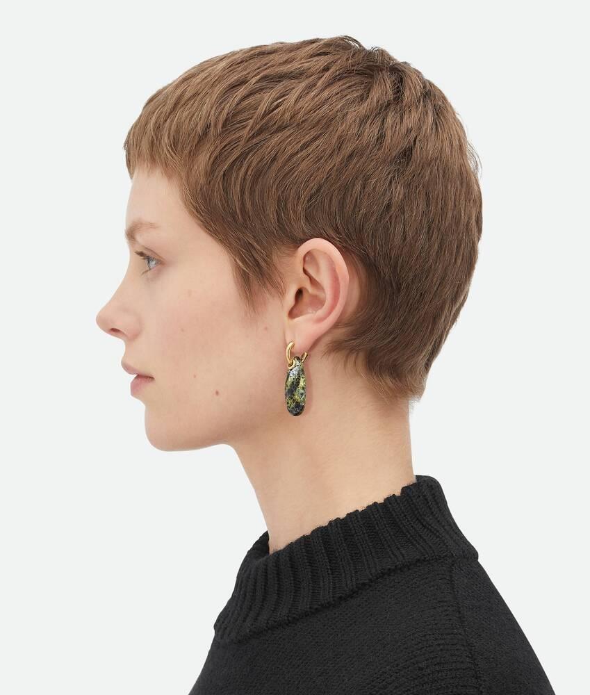 Bottega Veneta Pendientes Ellipse pequeños de cerámica Oferta exclusiva