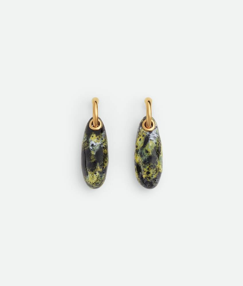 Bottega Veneta Pendientes Ellipse pequeños de cerámica Oferta exclusiva