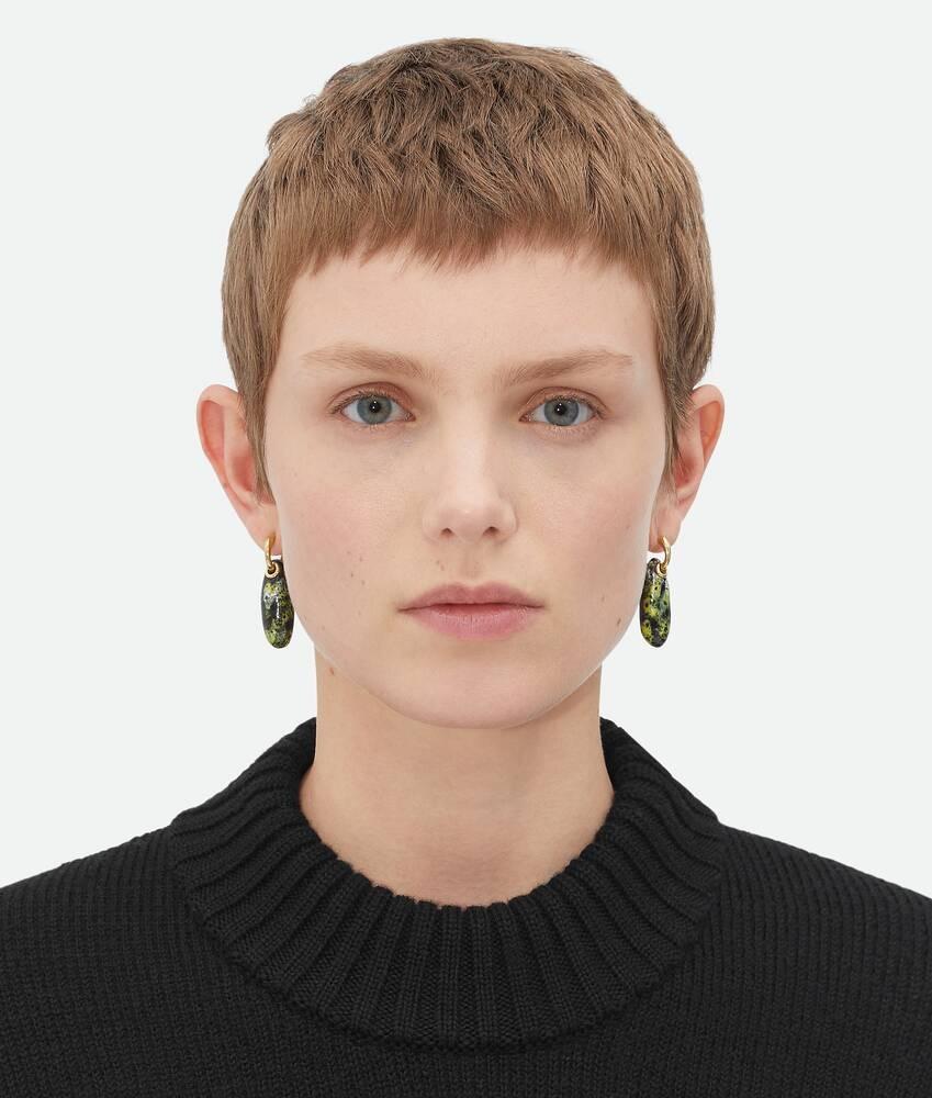 Bottega Veneta Pendientes Ellipse pequeños de cerámica Oferta exclusiva
