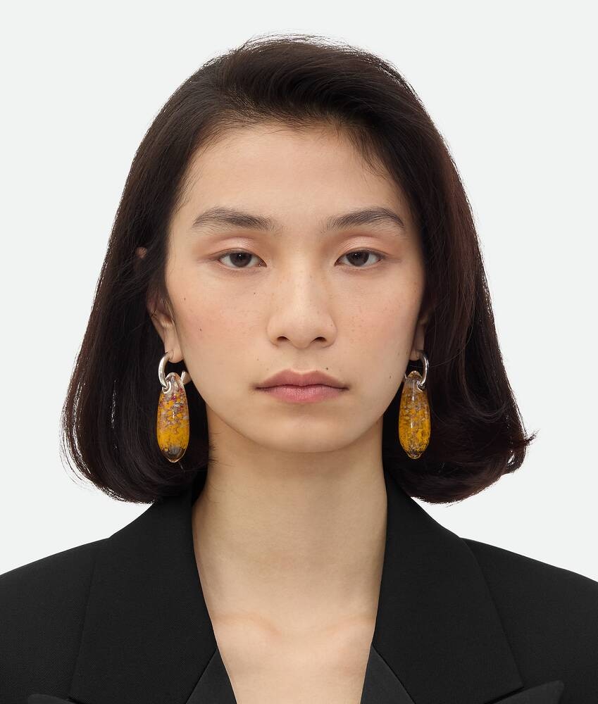 Bottega Veneta Pendientes Ellipse grandes de cristal Ofertas de temporada