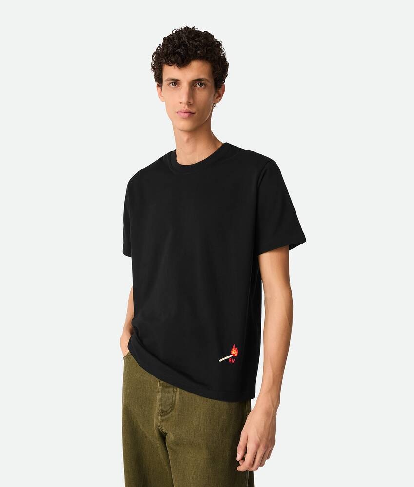 Bottega Veneta Camiseta de punto de algodón