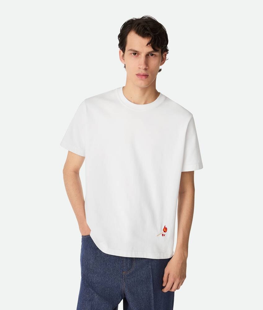 Bottega Veneta Camiseta de punto de algodón Rebajas baratas