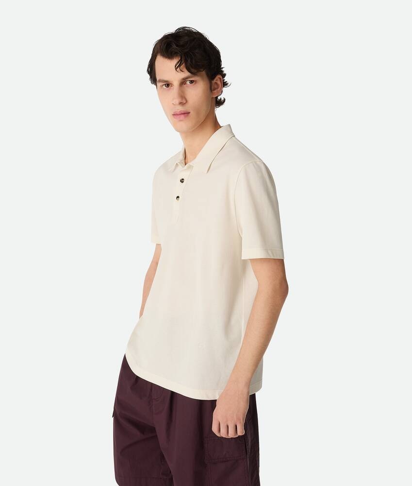 Bottega Veneta Polo de punto de algodón fino Rebajas de fábrica