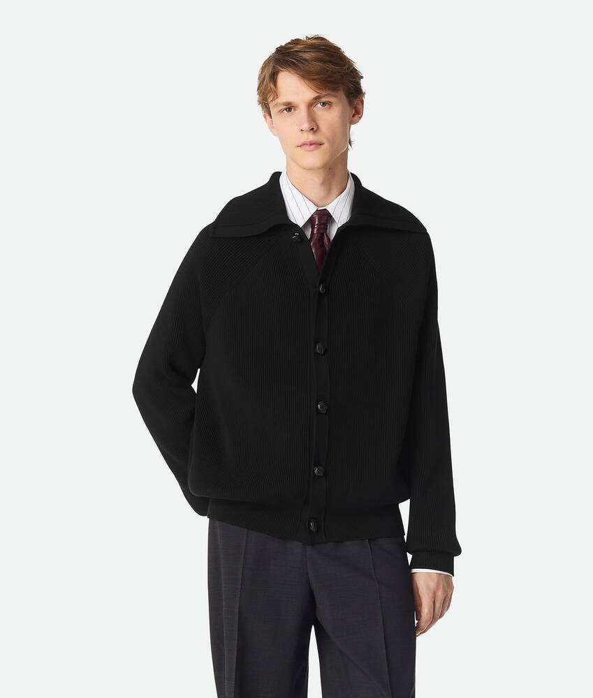 Bottega Veneta Cárdigan de punto inglés de algodón