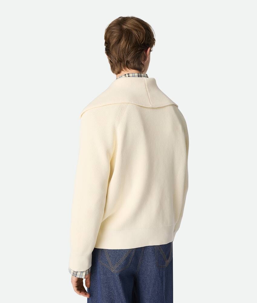 Bottega Veneta Cárdigan de punto inglés de algodón Ventas relámpago