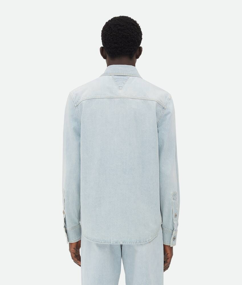 Bottega Veneta Sobrecamisa de denim con efecto muy desteñido Descuento
