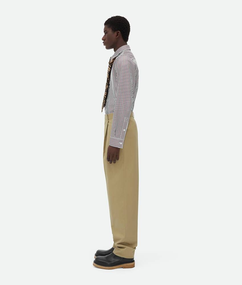 Bottega Veneta Pantalones de sarga de algodón ligero Mejor oferta
