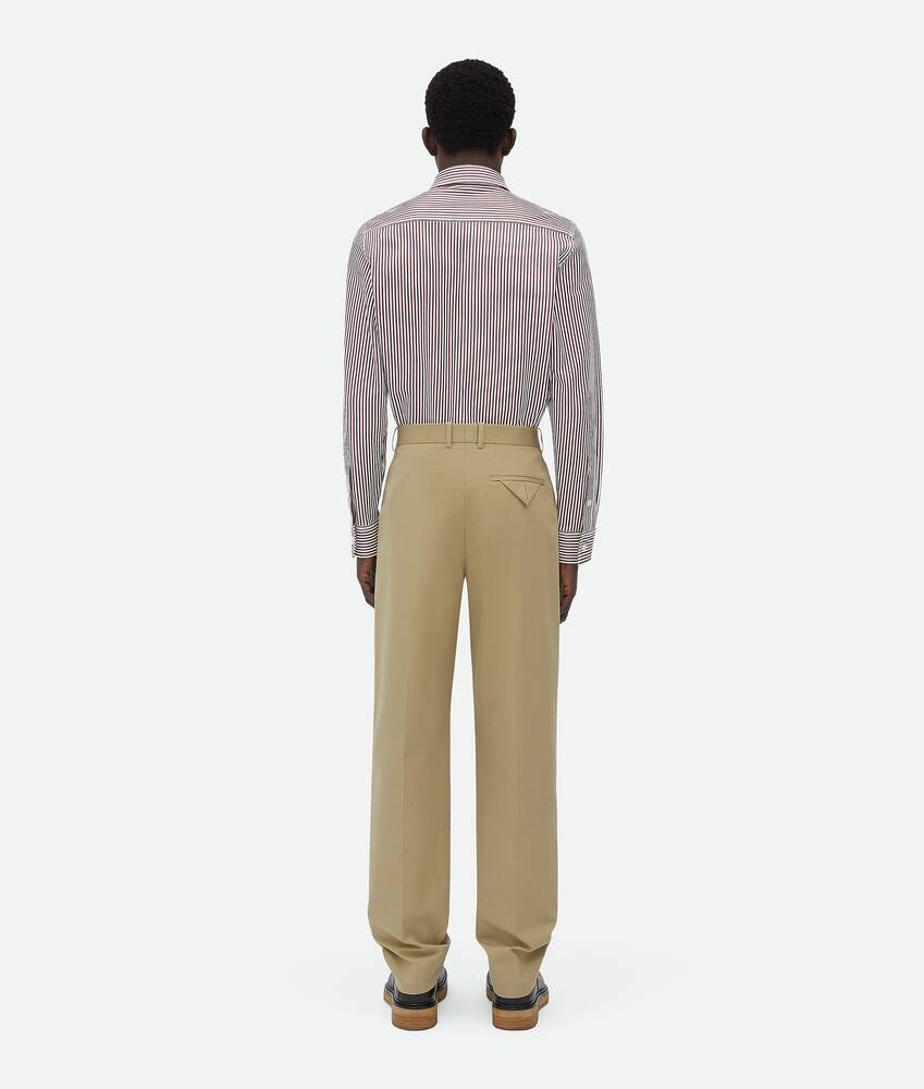 Bottega Veneta Pantalones de sarga de algodón ligero Mejor oferta