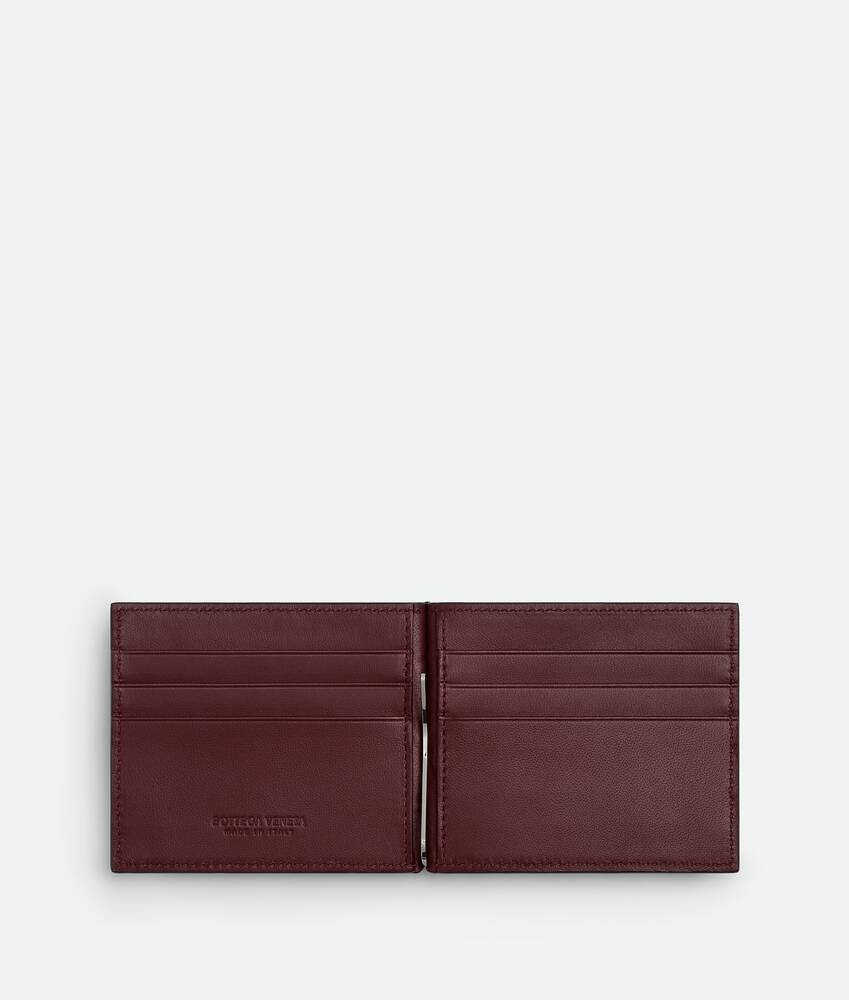 Bottega Veneta Cartera Intrecciato con clip para billetes Oferta especial