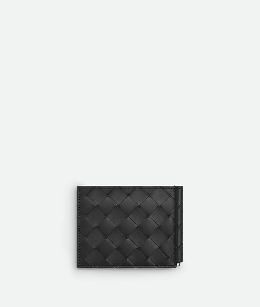 Bottega Veneta Cartera Intrecciato con clip para billetes Oferta especial