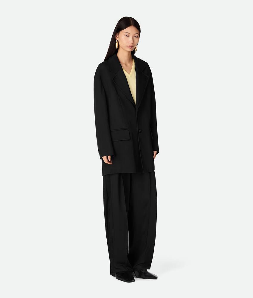 Bottega Veneta Chaqueta de sarga de seda y viscosa COMPRAR AHORA