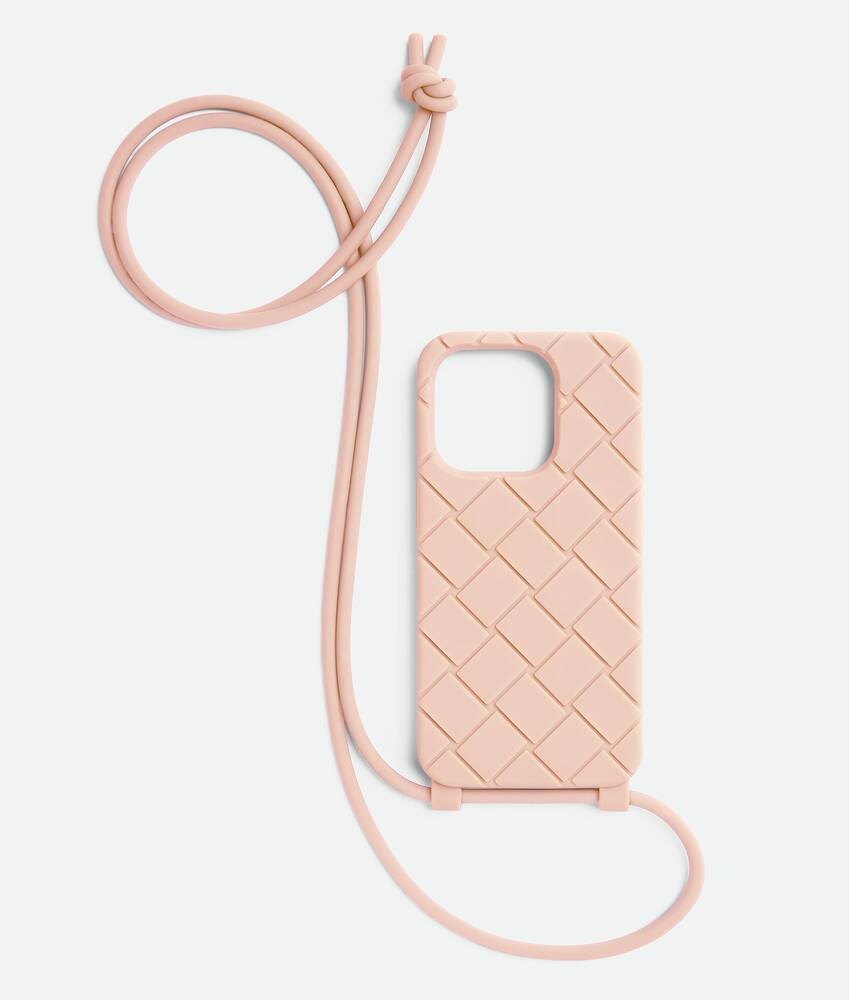 Bottega Veneta Funda para iPhone 15 Pro con correa Rebajas de fábrica