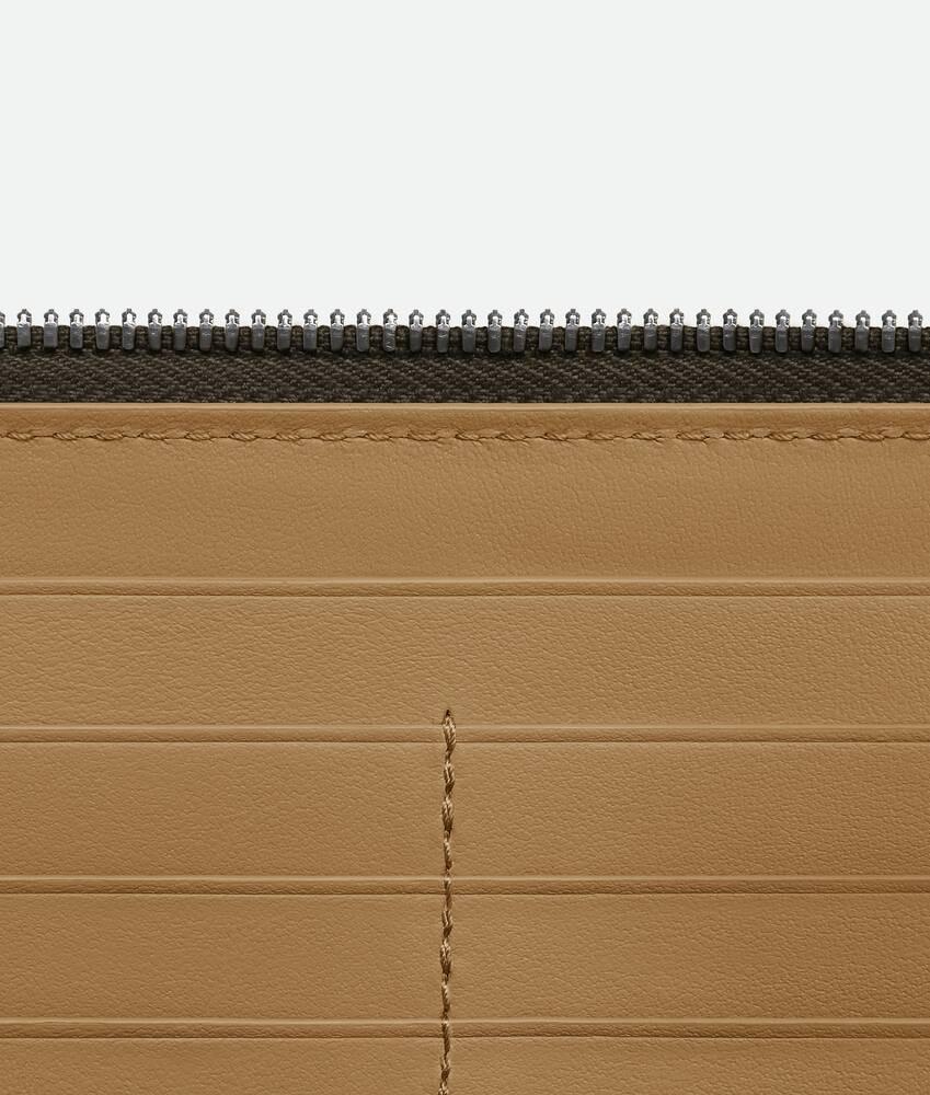 Bottega Veneta Cartera con cremallera en el contorno Intrecciato Promoción por tiempo limitado
