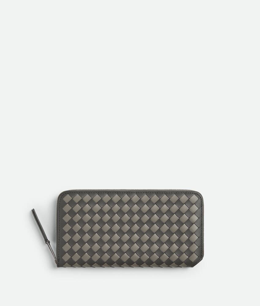 Bottega Veneta Cartera Intrecciato Piccolo con cremallera en el contorno