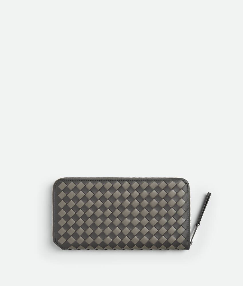 Bottega Veneta Cartera Intrecciato Piccolo con cremallera en el contorno Superdescuento