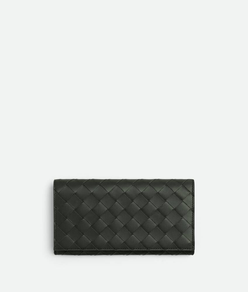 Bottega Veneta Cartera Intrecciato larga con monedero Envío internacional gratuito