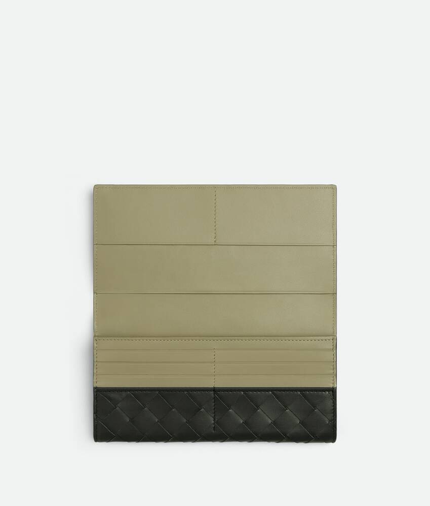 Bottega Veneta Cartera Intrecciato larga con monedero Envío internacional gratuito