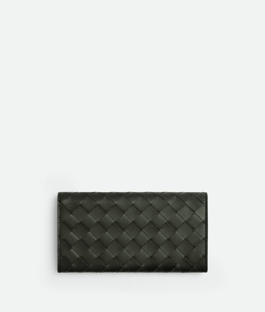 Bottega Veneta Cartera Intrecciato larga con monedero Envío internacional gratuito