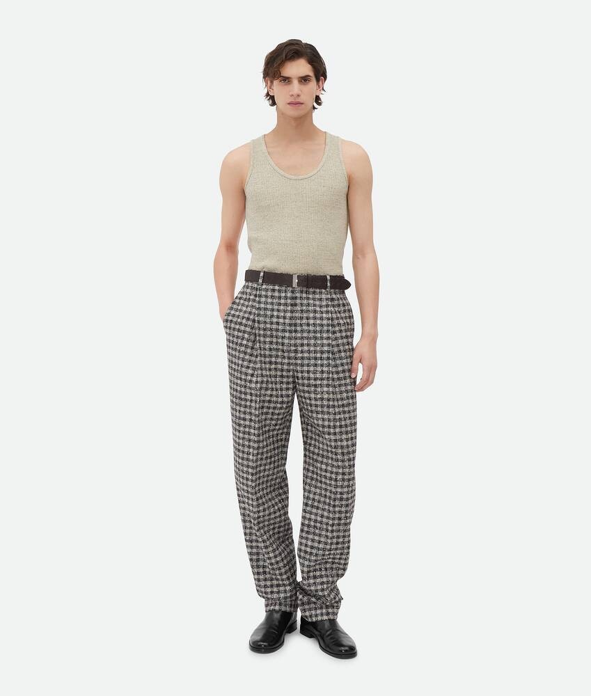 Bottega Veneta Pantalones de guinga de lana buclé Ofertas