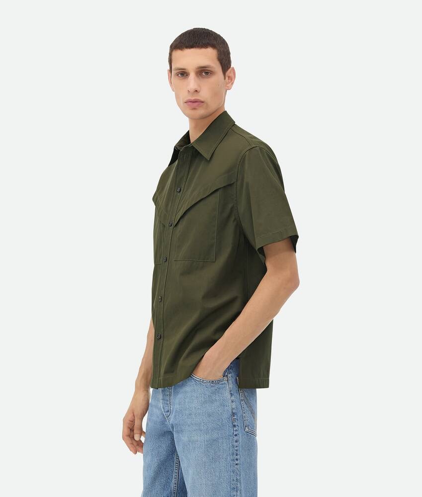 Bottega Veneta Camisa de sarga de algodón ligero Rebajas de fábrica