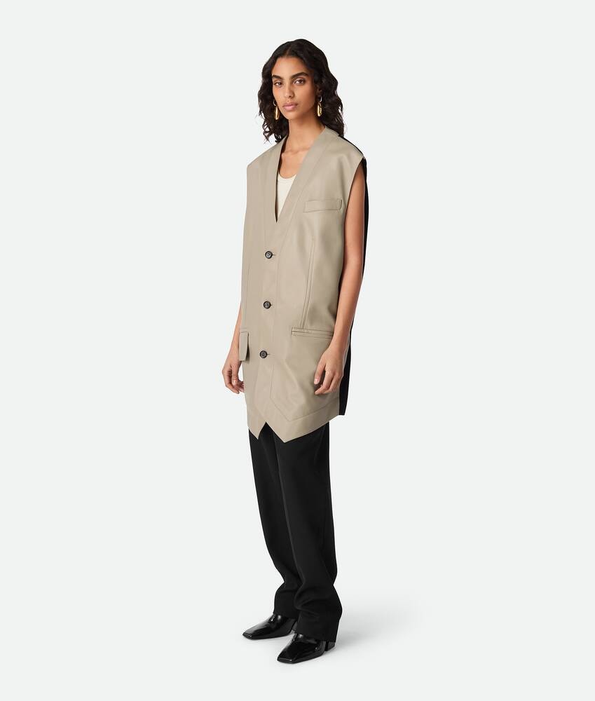 Bottega Veneta Chaleco de piel Liquidación