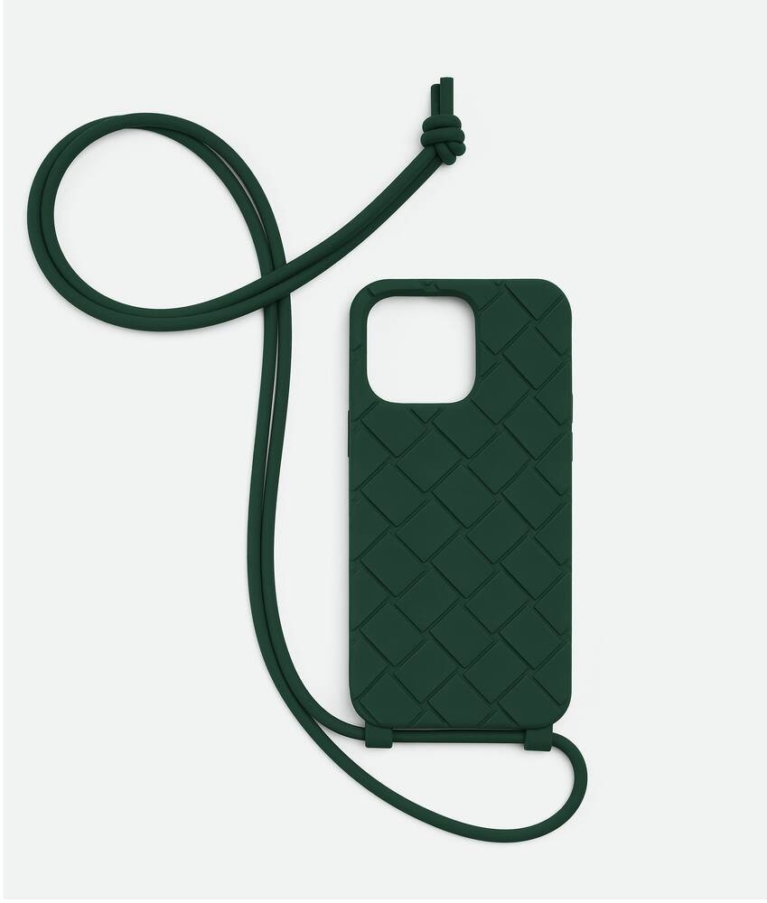 Bottega Veneta Funda para iPhone 14 Pro Max con correa Tienda