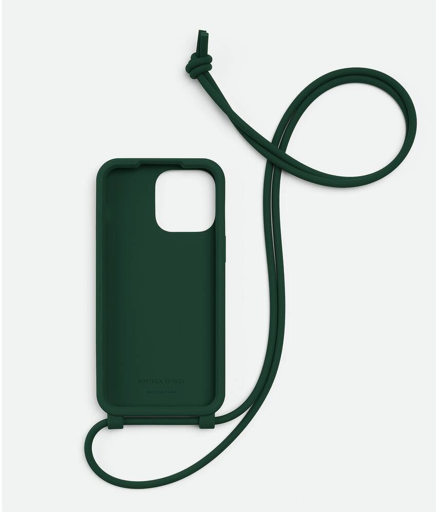 Bottega Veneta Funda para iPhone 14 Pro Max con correa Tienda