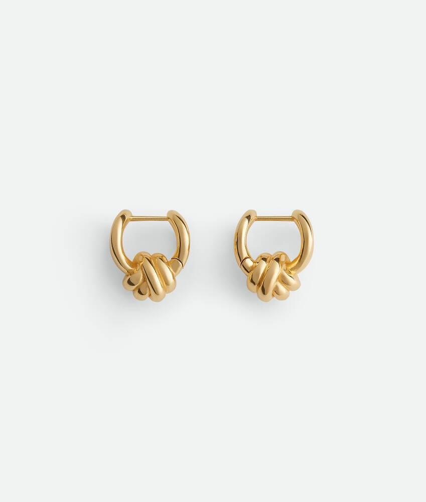 Bottega Veneta Pendientes de aro Knot Últimos 2 días