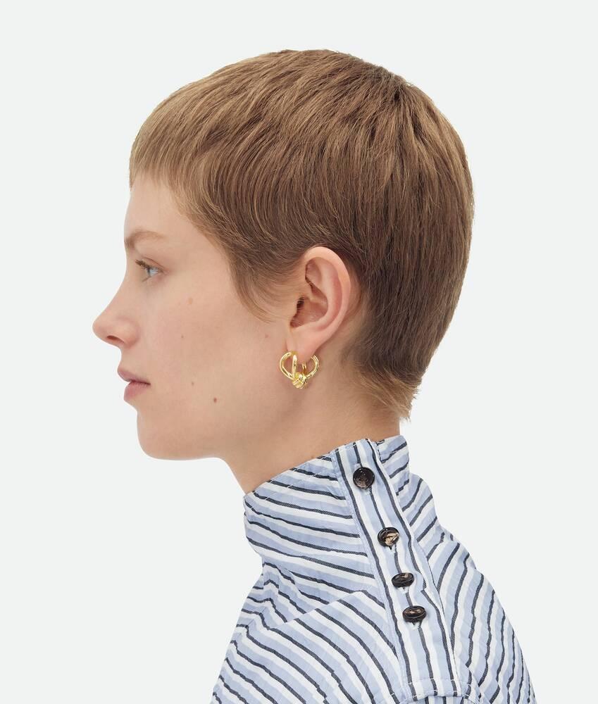 Bottega Veneta Pendientes de aro Knot Últimos 2 días
