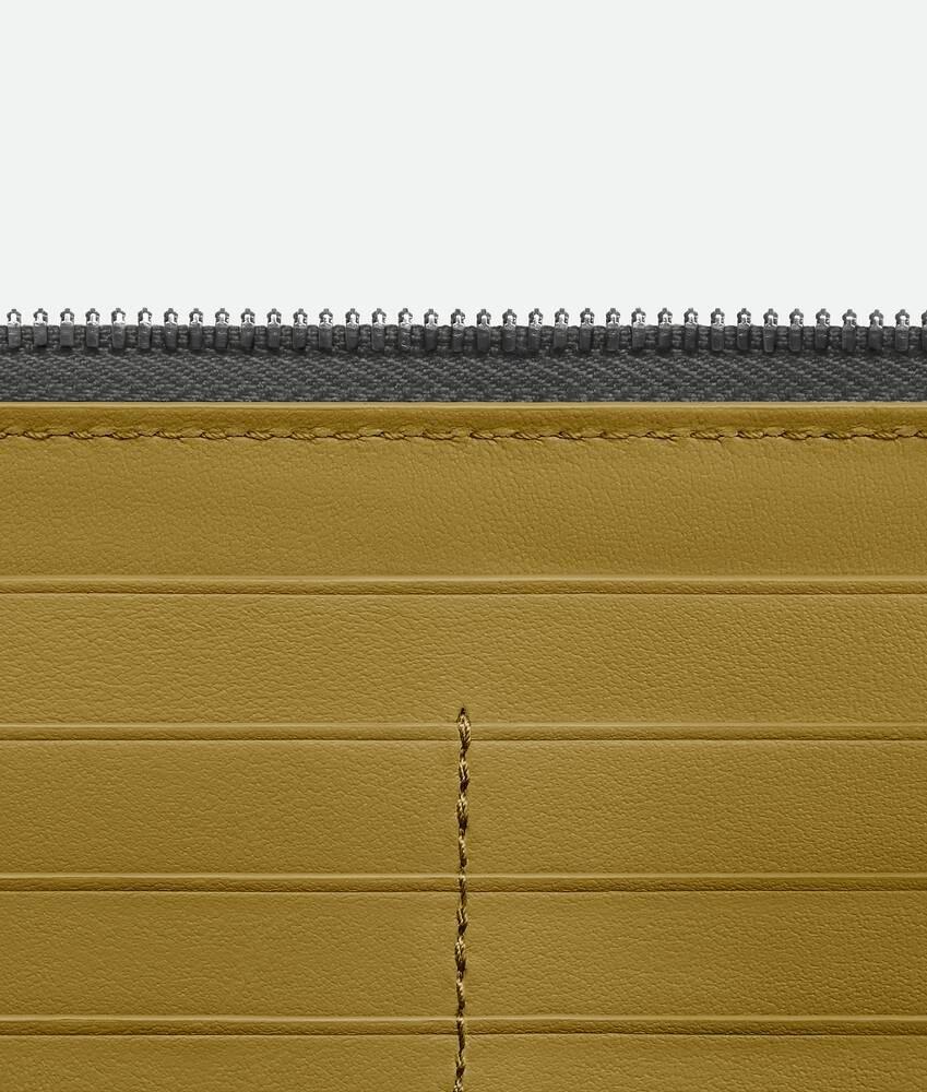 Bottega Veneta Cartera con cremallera en el contorno Cassette Grandes descuentos