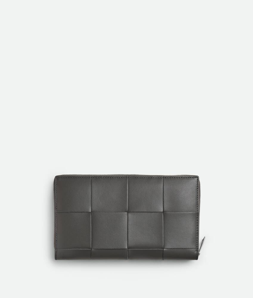 Bottega Veneta Cartera con cremallera en el contorno Cassette Grandes descuentos