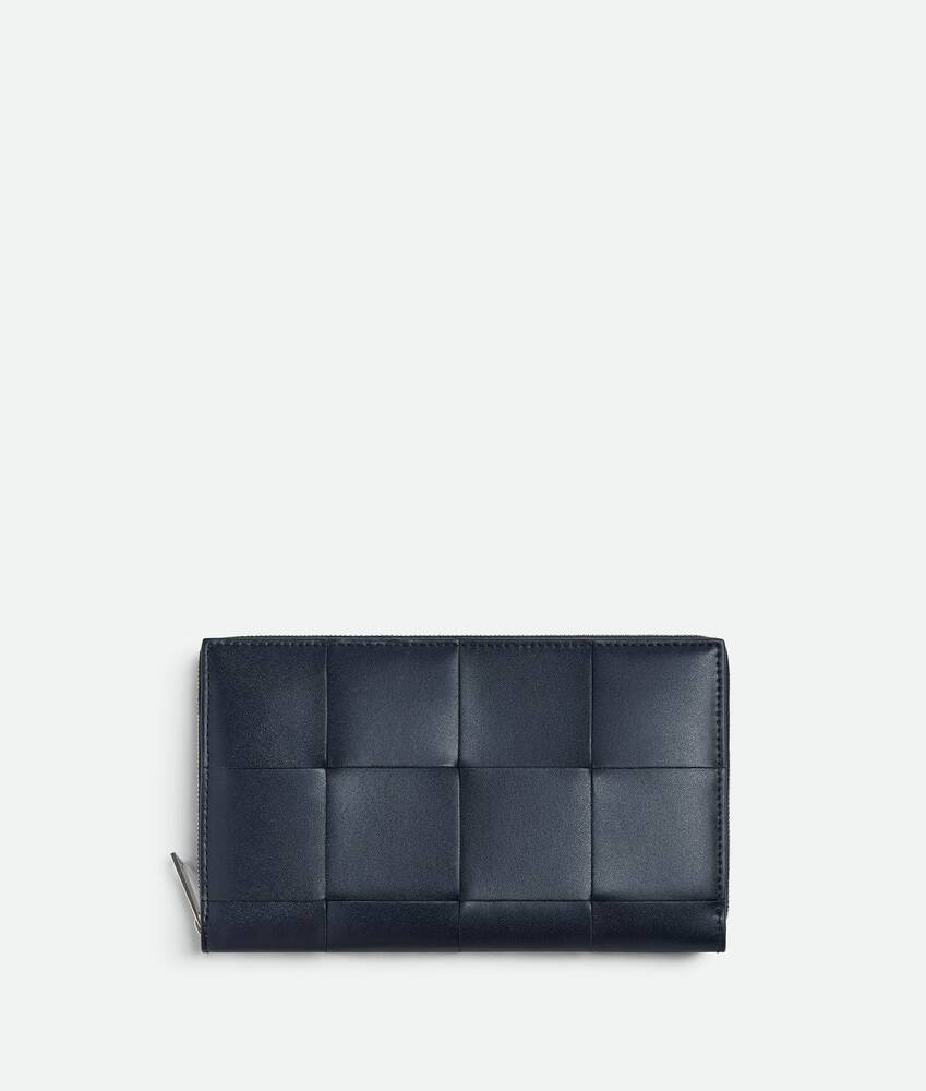 Bottega Veneta Cartera con cremallera en el contorno Cassette